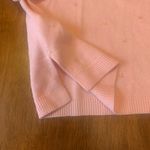 Quacker Factory  NWT Sweater Light Pink Iridescent Sequins Mock Turtleneck Soft Photo 4