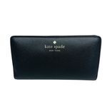 Kate Spade New York Slim Schuyler Billfold Wallet Saffiano PVC Black NWT Photo 2