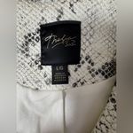 Thalia Sodi  Monochrome Snake Print Blazer Photo 9