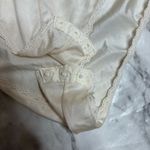 Playtex  Limited Vintage White Cream Lace Detail Bodysuit snap crotch medium 90s Photo 7