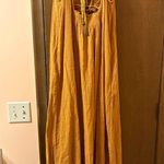 Free People Endless Summer Kini Crochet Maxi Dress in Gold Photo 6