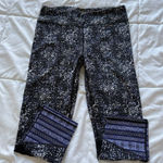 Gaiam Womens Size Large Leggings Blue Workout Training Yoga Gym Breathable Photo 0