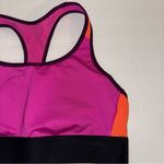Victoria's Secret Victoria Secret SPORT Women's Pink and Orange Racerback Sports Bra size Large Photo 2