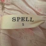 Spell & the Gypsy Bohemian Ethereal Billowy Ruffle Fleur Gown Maxi Dress Small Pink Photo 13