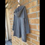 James Perse  Grey Hooded Cardigan size 3 / large Photo 6