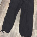 Sundance  Cargo Utility Black Linen Pants size 10 Photo 1