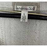 Aeropostale Y2K VTG Cream Cable Knit Sweater L Angora V-Neck Prep Nautical Soft Photo 5