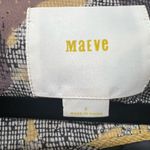 Anthropologie MAEVE 100% Silk Gray Faux Wrap Dress Sz 4 Photo 5