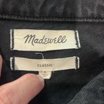 Madewell  Women's Size Small Black Wash Classic Button Front Denim Jacket Photo 10