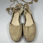 J.Crew  Suede Lace Up Espadrille Sandals Women’s Size 9 Indie Western Boho Photo 5