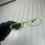Women’s Lime Green Rectangular Eyeglasses Stripe Arms | Fashion Reading Glasses Photo 7