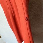Elie Tahari Burnt Orange Wool-blend Stretch Lined Sheath Dress Size 8 Office Photo 4
