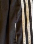 Adidas  Women’s Black Triple White Stripe Running Shorts Pockets Size Small Slim Photo 1