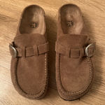 Birkenstock  Buckley Suede Leather Clogs Photo 0