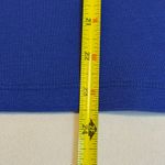 Talbots  Solid Bateau Neck‎ Tee Blue 3/4 Sleeve Boat Neck Pima Cotton Top Sz M # Photo 5