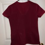 FIGS  Women’s Technical Collection Casma Two Pocket Scrub Top XXS Burgundy Photo 1