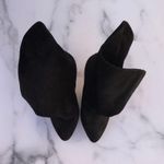 Prada women’s black suede stiletto zip ankle boot size IT 35.5 US 5.5 Photo 7