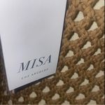 MISA Los Angeles Ursula Crochet Knit Cover-Up Dress Mocha Size M NWT Photo 4