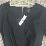 J.Crew NWT Black Poplin Petite Jumpsuit Sz 10P Photo 4