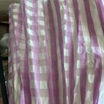 Kate Spade Size 14 Gingham Organza Halter Dress Lilac Zip Cotton Silk Fit Flare Photo 4