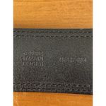 Banana Republic Vtg Y2K Black Leather Belt Sz M/L Oversized Buckle 1990's-Italy Photo 4