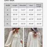 PRETTYGARDEN Women's V-neck Black Chiffon Long Sleeve Boho Blouse Large | EUC Photo 9