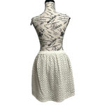 Lucky Brand  Beige Eyelet Mini Skirt Women’s S – Crochet Boho Beach Festival Prep Photo 4