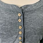 Free People Intimately  gray long sleeve bodysuit top size S p Photo 2