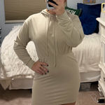 Forever 21 Drawstring Hoodie Dress Photo 0
