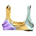 l*space L Lizzie Diagonal Sunburst Tie Dye Bikini Top Women's Size Small NWOT Photo 4