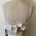 LF Stores White cropped top Photo 3