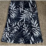 Roz & Ali  Women's Navy Blue/White leaves‎ maxi Skirt size 1x Photo 2