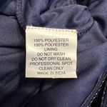 Mac Duggal Dark Blue Sequined Wrap Over 3/4 Sleeve Gown Navy size 4 Evening 5509 Photo 11