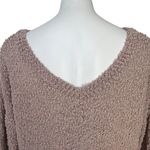 POL  Kiss Me Down Popcorn Knit Sweater, Tan and Red, Sz S Photo 12