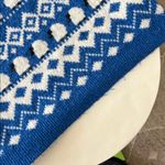 H&M Jacquard Sheep Crewneck Jumper Sweater Blue White Size S Photo 4