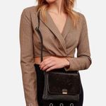 ZARA  Plaid Blazer Crop Top Size Small Photo 0