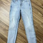 J. Crew Size 23 Jeans Vintage Straight Eco in Light Destroyed Vintage Wash Blue Photo 3