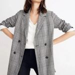 Madewell [] Caldwell Oversized Menswear Plaid Double Breasted Blazer Jacket Sz XL Photo 0