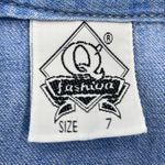 Vintage 90s Teddy Bear Shirt Women’s Denim Button Photo 10