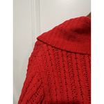 Aerie  Cable Car Quarter Zip Sweater Holiday Red Size Small MSRP $69.95 Photo 4