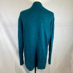 Caslon super soft teal green wool and mohair blend cardigan sweater size small Photo 4