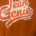 Wrangler RARE Women's Orange Crop Top size small Photo 1