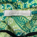Charlotte Russe  Y2K Green Batik Satin Tube Top Tunic Drawstring Versatile M Photo 4