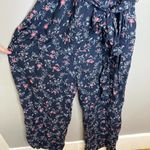 Paige NWT  Paletta Floral-print Sleeveless Ruffle Crop Jumpsuit Size XL Photo 2