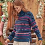 Sundance  Fell Fair Isle Wool Sweater size small Photo 0