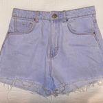 ZARA High Waisted Jean Shorts Photo 0