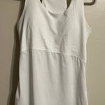 Athleta  Daydreamer Racerback White Fitted Workout Tank Top Sz. S Photo 0