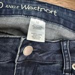 Women's Westpoint 10 Ankle Skinny Blue Jeans with Lattice Detail Size 28 Photo 6