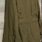 Free People Moss Green Utility Cargo Jacket Photo 5