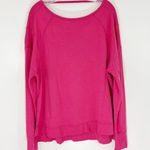 Sweaty Betty  Tayberry Pink After Class Sport Sweatshirt Yoga Workout Photo 0
